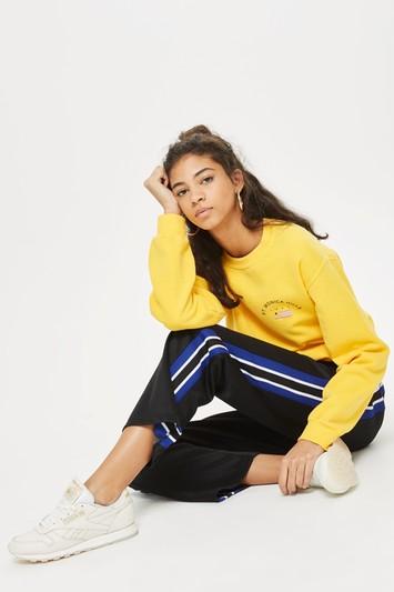 Topshop Tall Side Stripe Track Pants