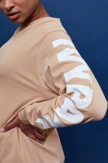 Topshop Oversized Long Sleeve T-shirt