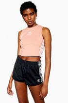 Pink Cropped Tee By Adidas