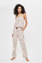 Topshop Sketchy Floral Trousers