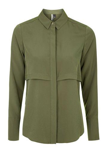 Topshop Casual Overlay Shirt
