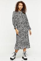 Topshop Petite Bell Sleeve Chuck On Dress