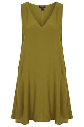 Topshop Woven Cut Out Dress