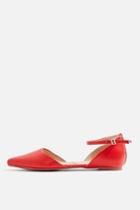 Topshop Annie Two Part Pointed Shoes