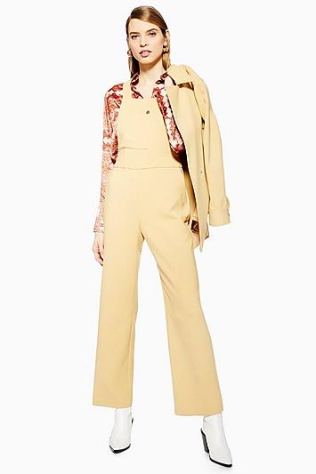 Topshop Bonded Jumpsuit