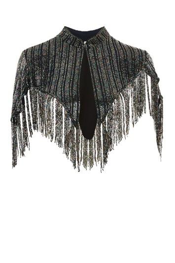 Topshop Carlos Embellished Capelet