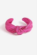 Topshop *metallic Pink Knot Headband