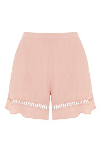 Topshop *desert Dusty Rose Shorts By Wydlr