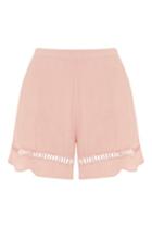 Topshop *desert Dusty Rose Shorts By Wydlr