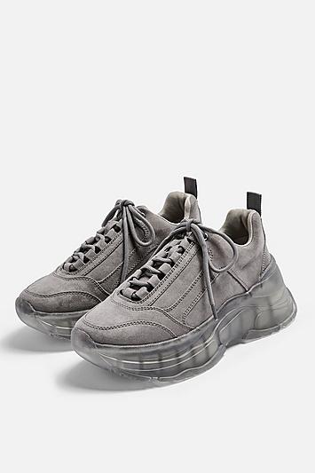 Topshop Celina Transparent Trainers