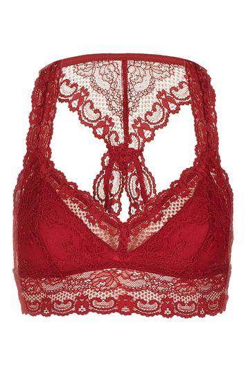 Topshop Pretty Lace Crop Bralet