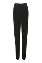 Topshop Satin Panel Tapered Trousers