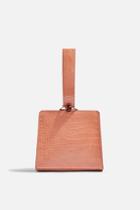 Topshop Swish Apricot Ball Handle Cross Body Bag