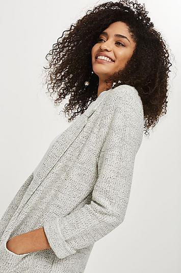 Topshop Jersey Boucle Blazer Jacket