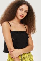 Topshop Broderie Trim Camisole Top