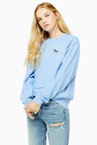 Topshop Zebra Emoji Sweatshirt