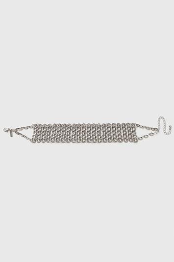 Topshop Chunky Chainmail Choker Necklace