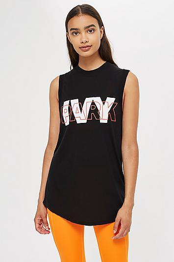 Topshop Logo Tank Top By Ivy Park