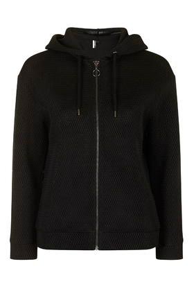 Topshop Airtex Hoodie