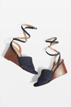 Topshop Whirl Cross Strap Wedges