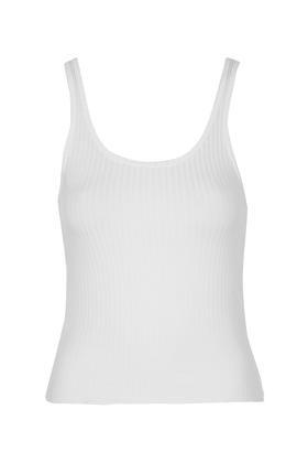 Topshop Fitted Ribbed Vest
