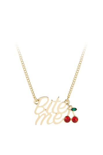 Topshop *bite Me Necklace