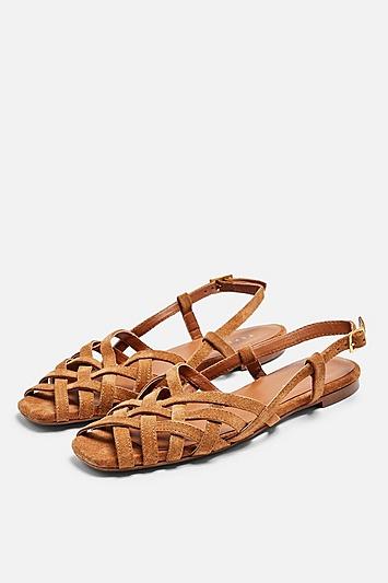 Topshop Olivia Strappy Slingback Sandals