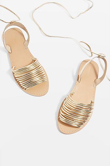 Topshop Ankle Tie Sandals