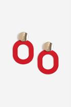 Topshop Oval Link Drop Earrings