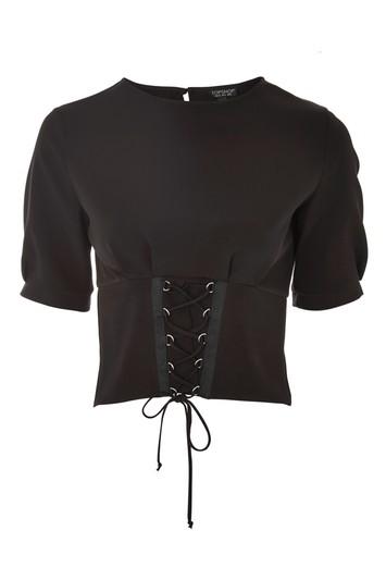 Topshop Corset T-shirt