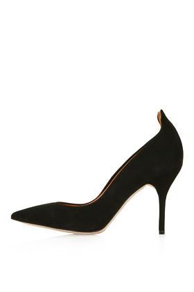 Topshop Giddy Curve Tab Court Shoes