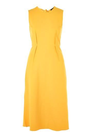 Topshop Open Back Midi Swing Dress