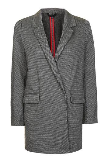 Topshop Longline Mensy Jersey Blazer