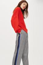 Topshop Check Tapered Trousers