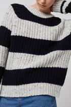 Topshop Slouchy Ribbed Stripe Jumper By Boutique