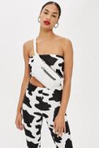 Topshop Cow Print Bandeau Top By Moon Dreamers