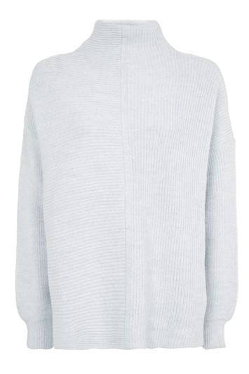Topshop Cutabout Ribbed Funnel Jumper