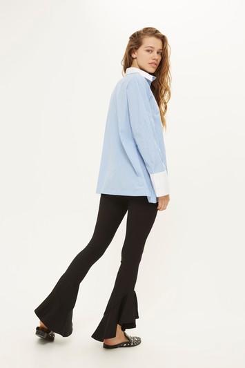 Topshop Mermaid Frill Flare Pants