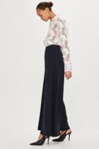 Topshop *wool Wide Leg Trousers By Boutique