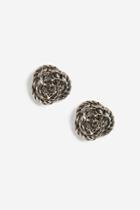 Topshop Rope Knot Stud Earrings