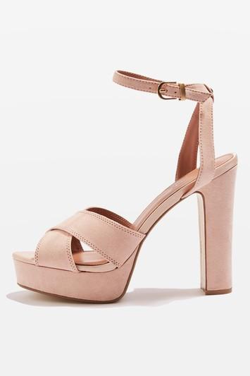 Topshop Maddison Cross Strap Platforms