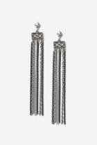 Topshop Multi-chain Drop Earrings