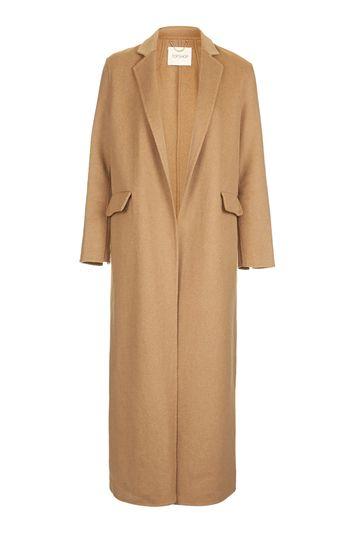 Topshop Butted Seam Slouch Coat