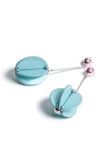 Topshop *pastel Point Drop Earrings