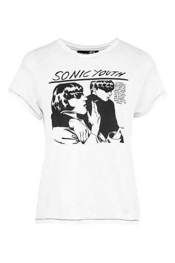 Topshop Sonic Youth T-shirt By And Finally