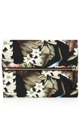 Topshop Floral Printed Clutch