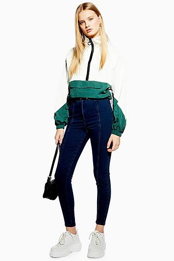 Topshop Indigo Tab Joni Jeans