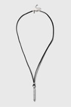 Topshop Tomboy Metal Shard Drop Pendant Necklace