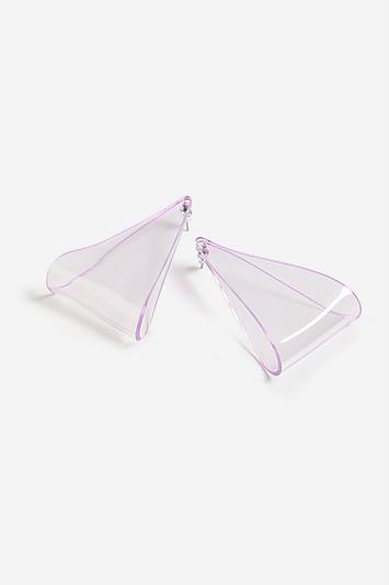 Topshop Folded Triangle Studs