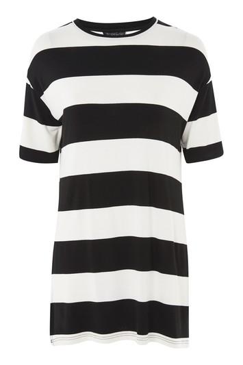 Topshop Stripe Block Boyfriend T-shirt